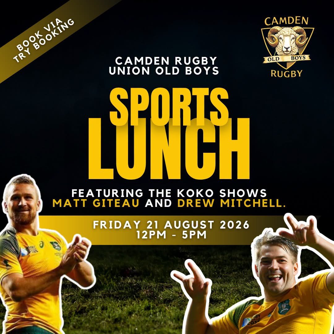 Camden Rugby Sportsman Lunch
