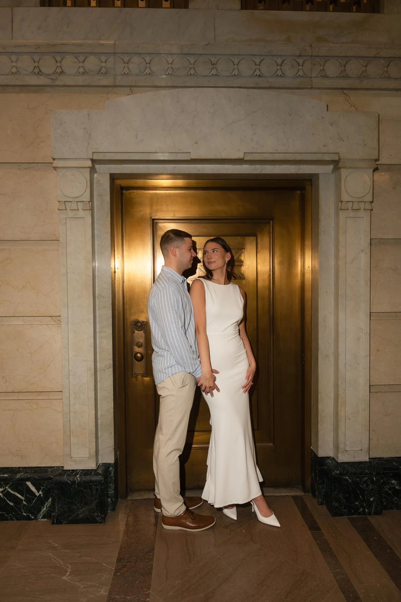Luzerne County Courthouse engagement photos