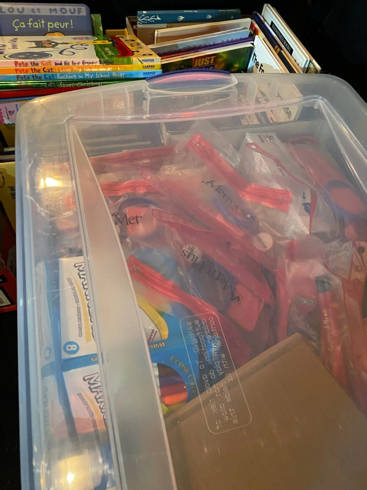 CLS book drive and school supplies donation Nov. 2020.JPG