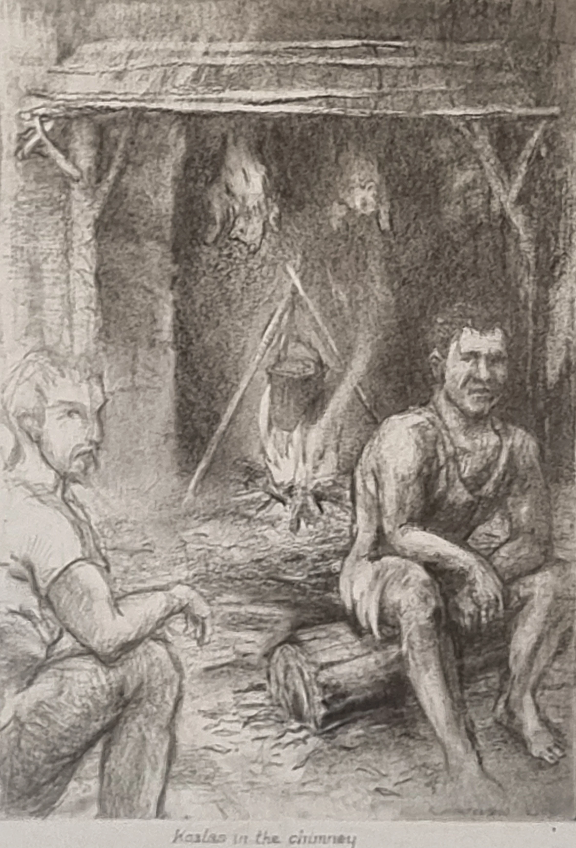 

‘Koalas in the Chimney’

Graphite

30 by 23cm, 2002
