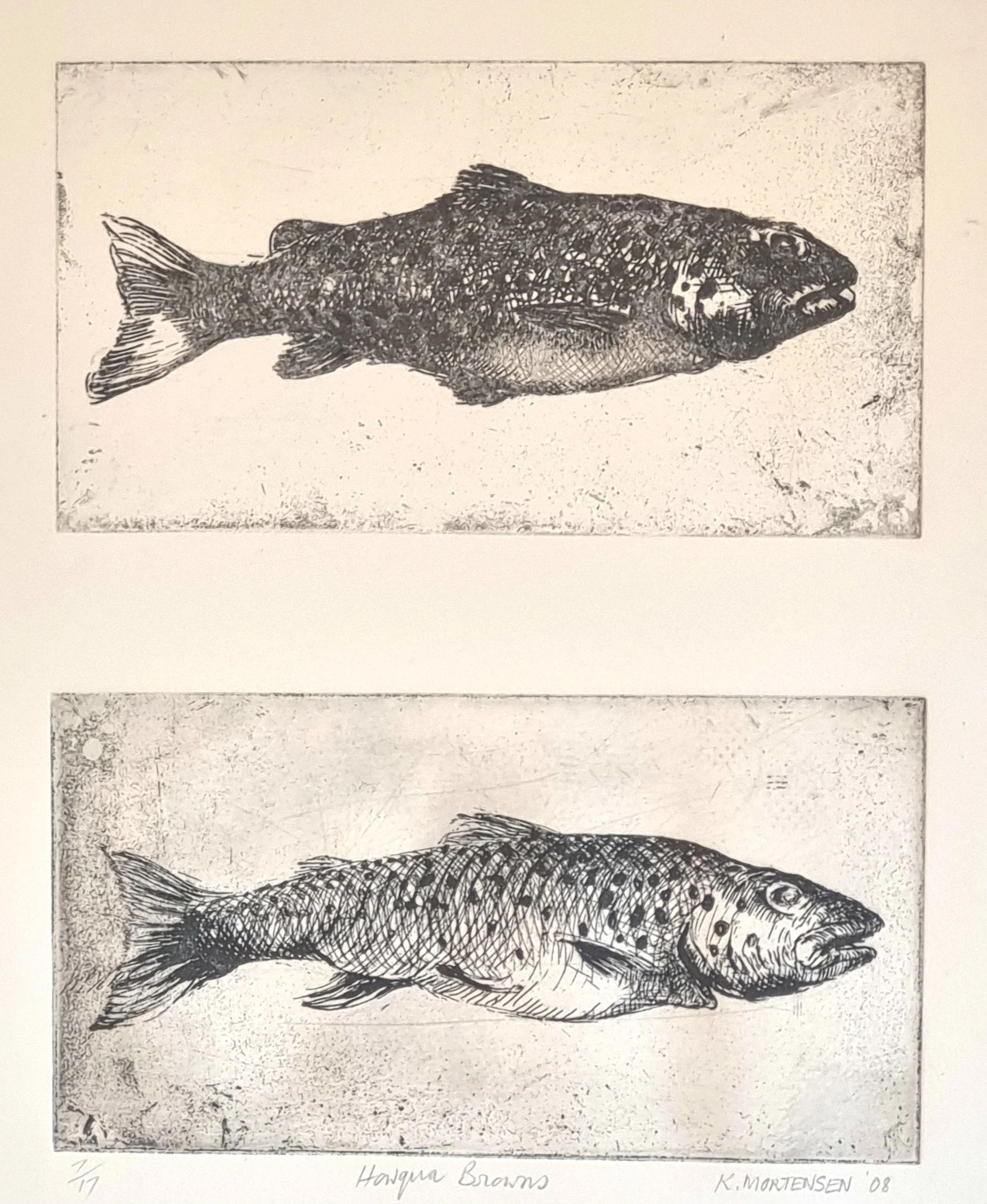 

‘Howqua Browns: edition 2 of 17’

Etching

23.5 by 18.5cm, 2008 
