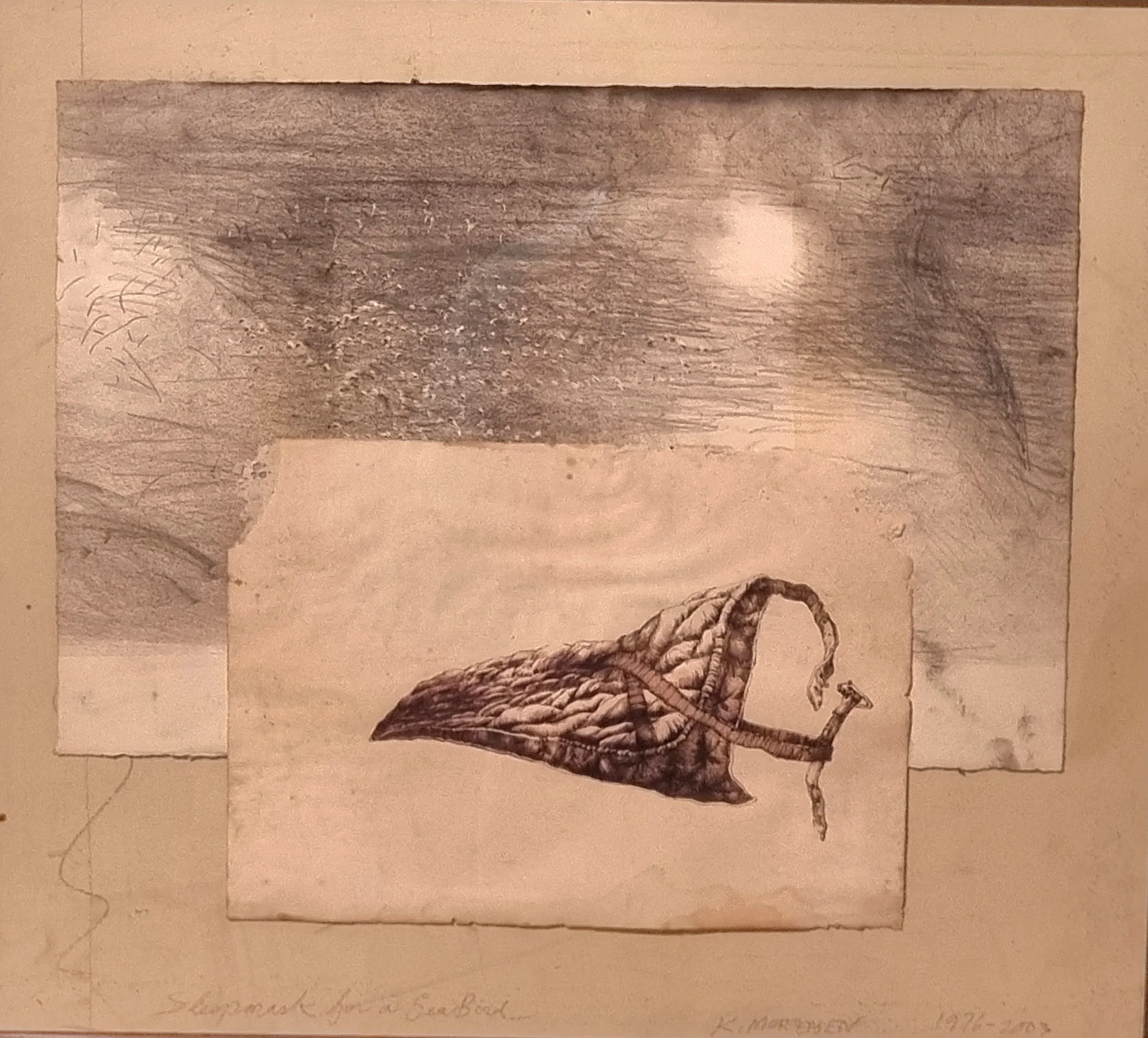 ‘The Eternal Birdman’
Collage Pencil
19 by 15cm, 1990
