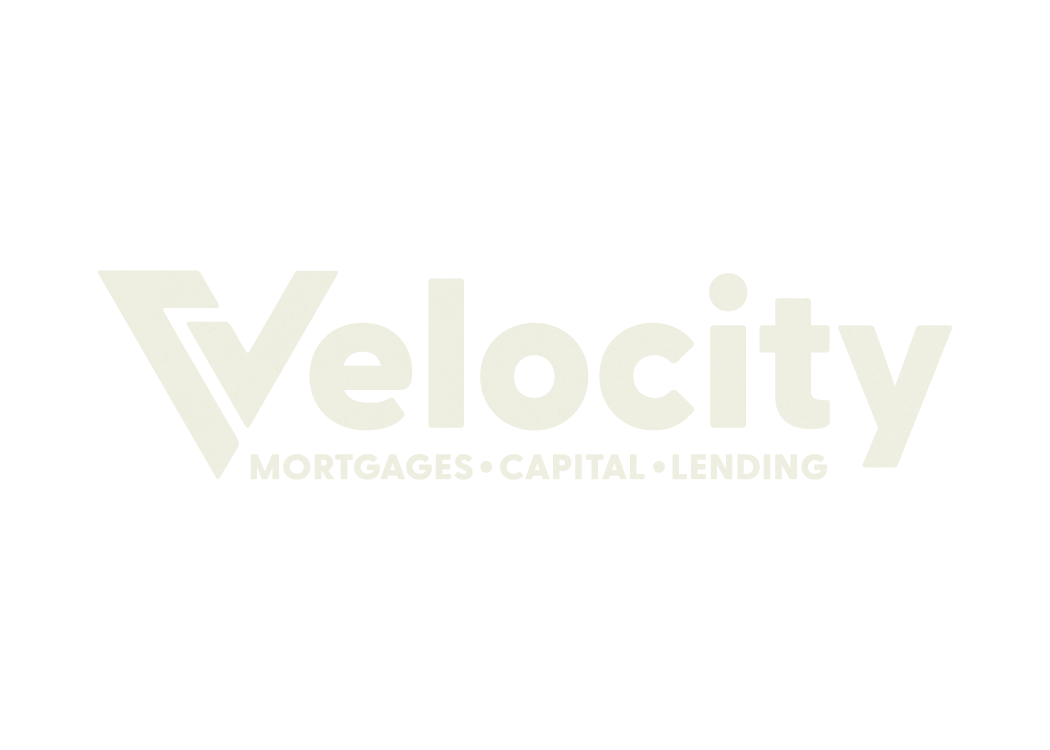 Velocity logo with the words 'MORTGAGES, CAPITAL, LENDING' underneath.