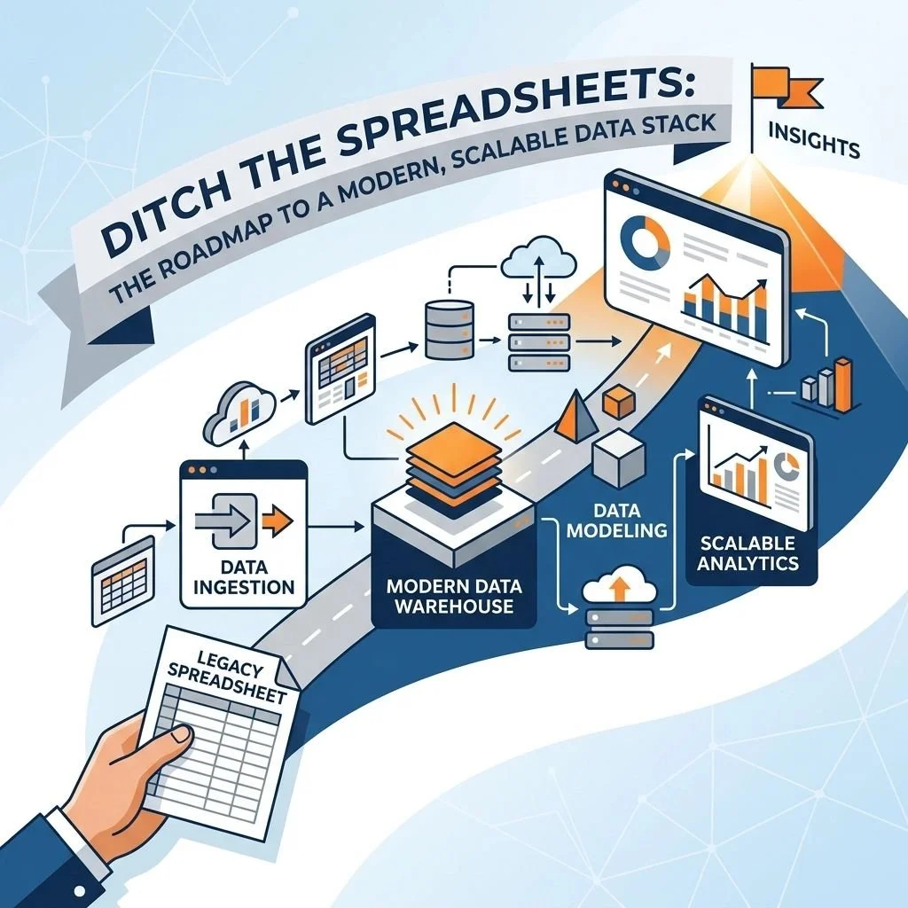 Ditch the Spreadsheets: The Roadmap to a Modern, Scalable Data Stack
