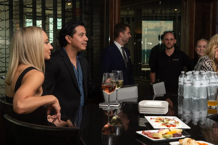 Intimate gathering at Slate