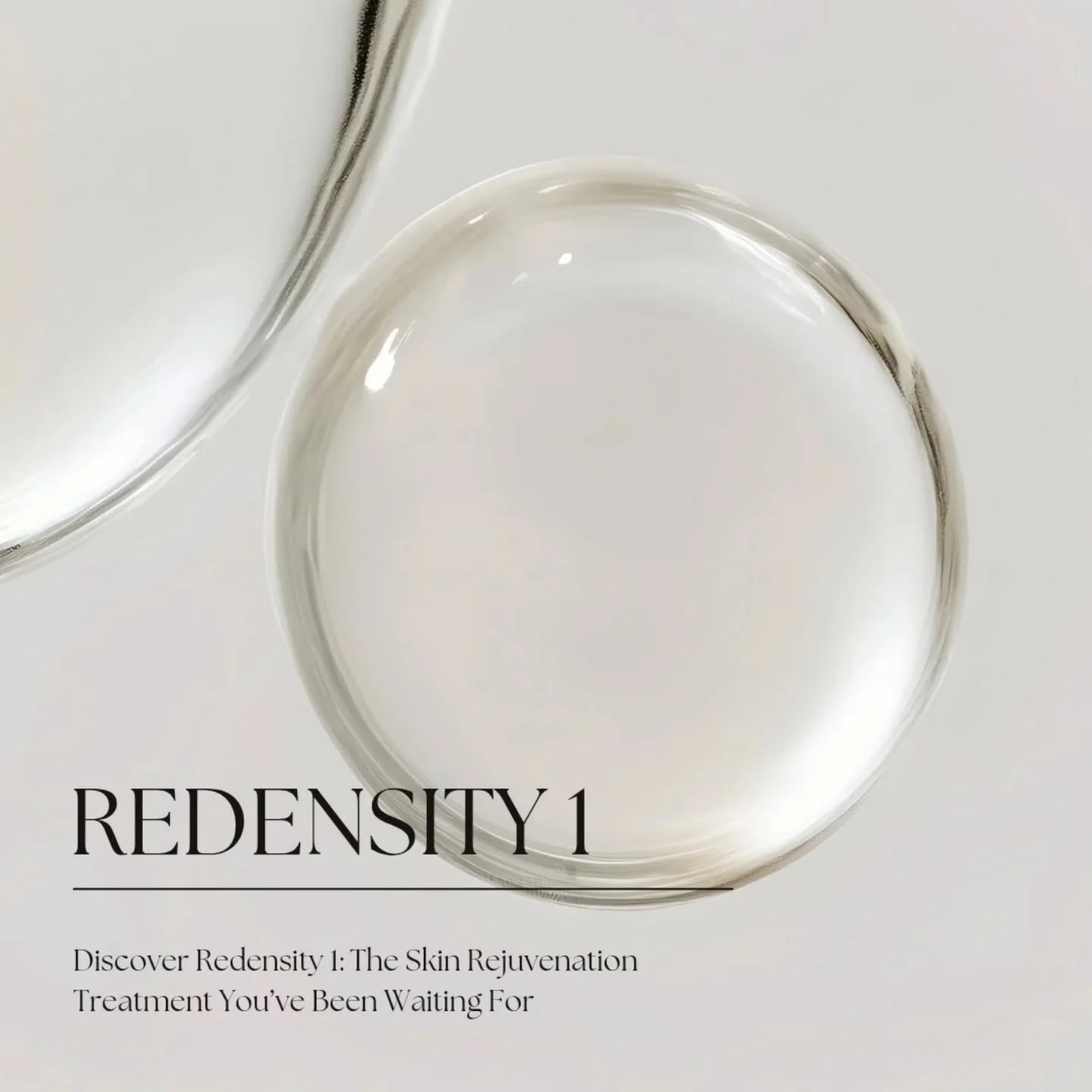 ✨️What Is Redensity 1?

Redensity 1 is a non-crosslinked hyaluronic acid (HA) injectable treatment enriched with a unique blend of amino acids, antioxidants, vitamins, and minerals. 

This combination, known as the Dermo-Restructuring Complex (DRC), 