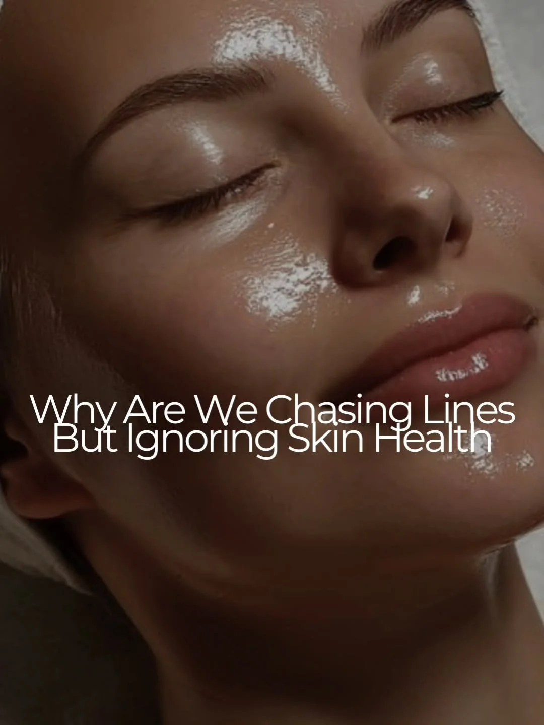 Why are we so obsessed with getting rid of every line and wrinkle&hellip; more than the quality of our skin and skin health?

Let&rsquo;s talk about it.

This is the start of honest conversations I want to bring to this platform...

So WHY are we so 