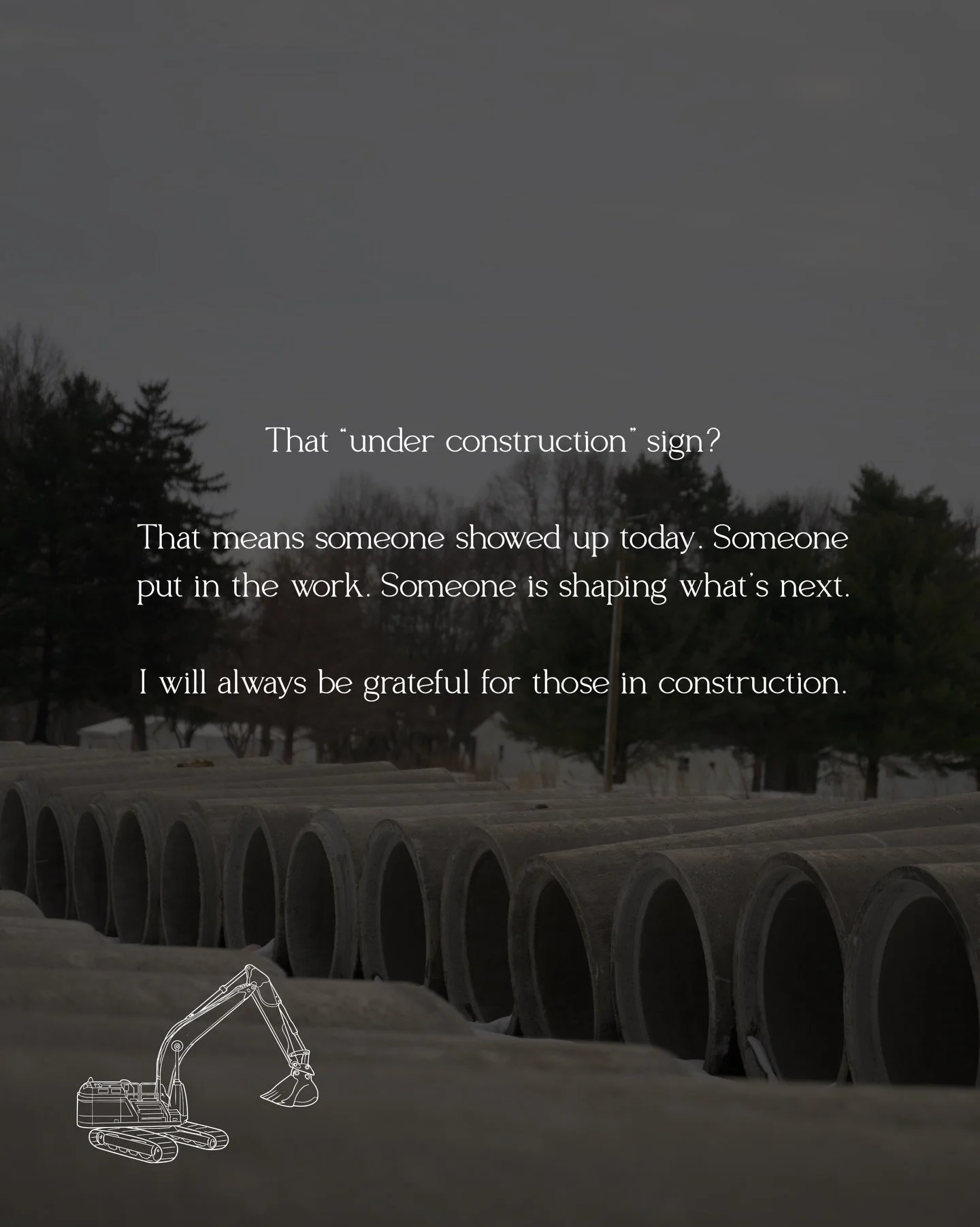 Growth is loud, progress is messy, and building something worthwhile always takes time.

#construction #marketing #indiana