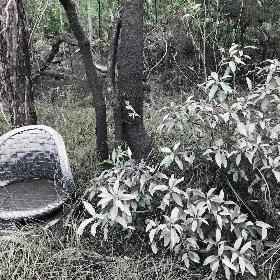The chair is still there