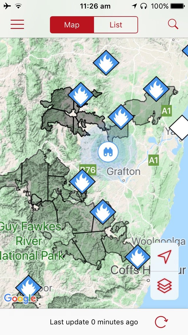 Half a million hectares burnt