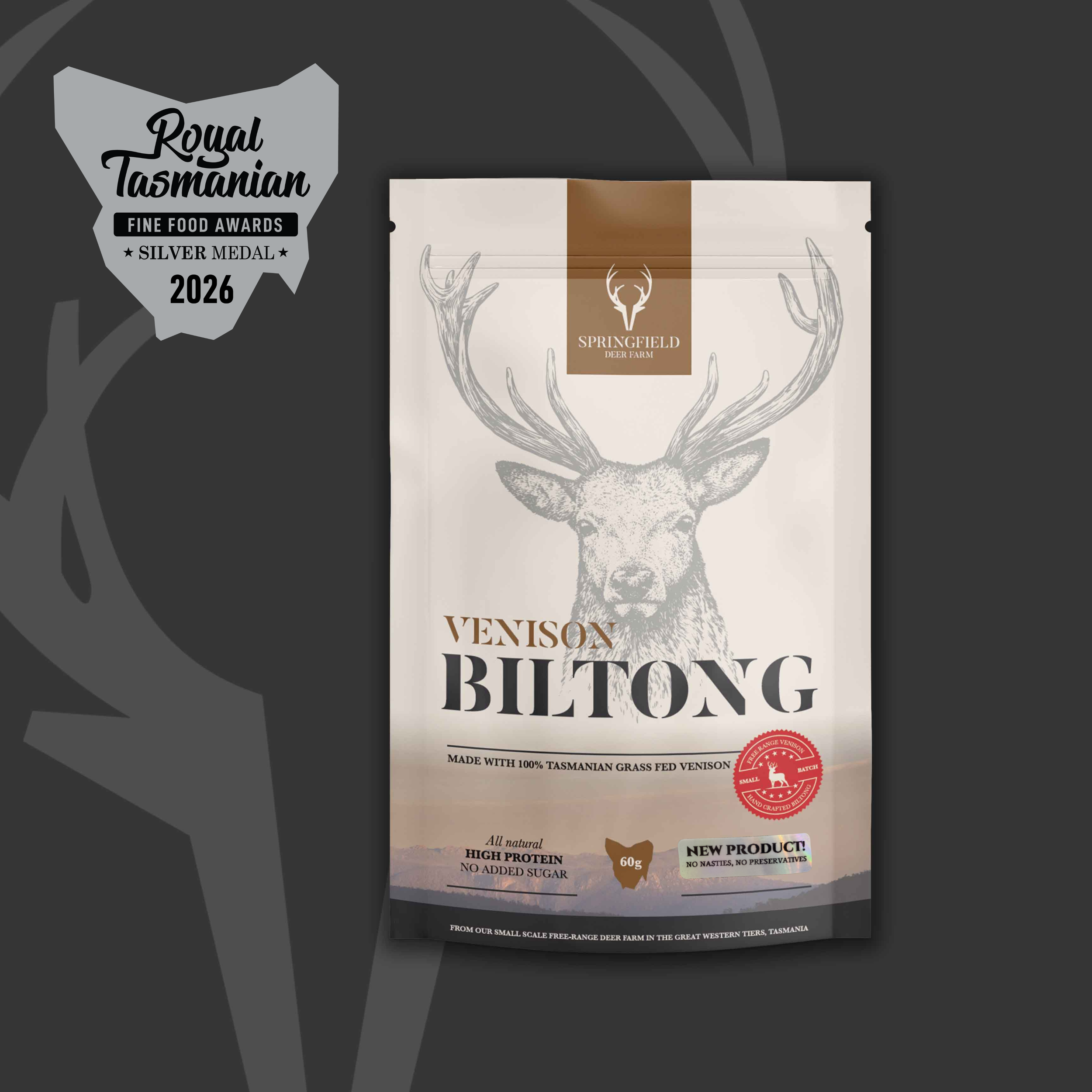 Venison Biltong - 3 Pack