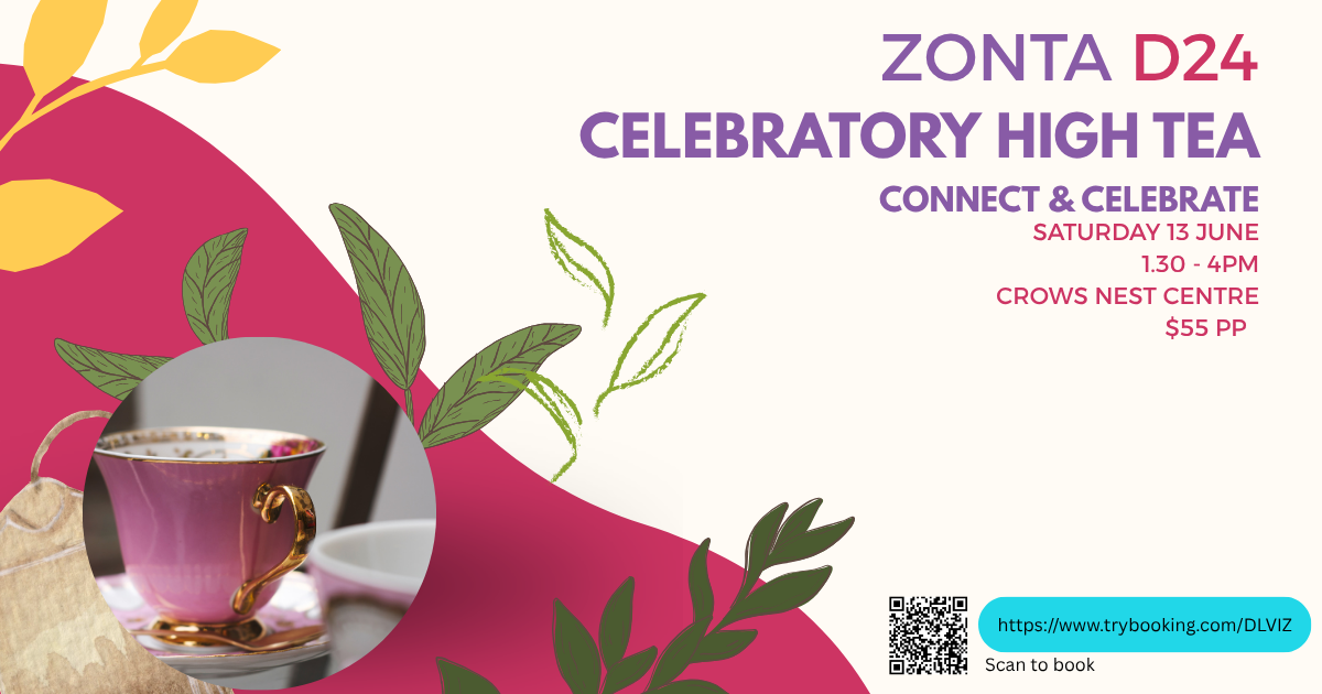 Zonta District 24 Celebratory High Tea