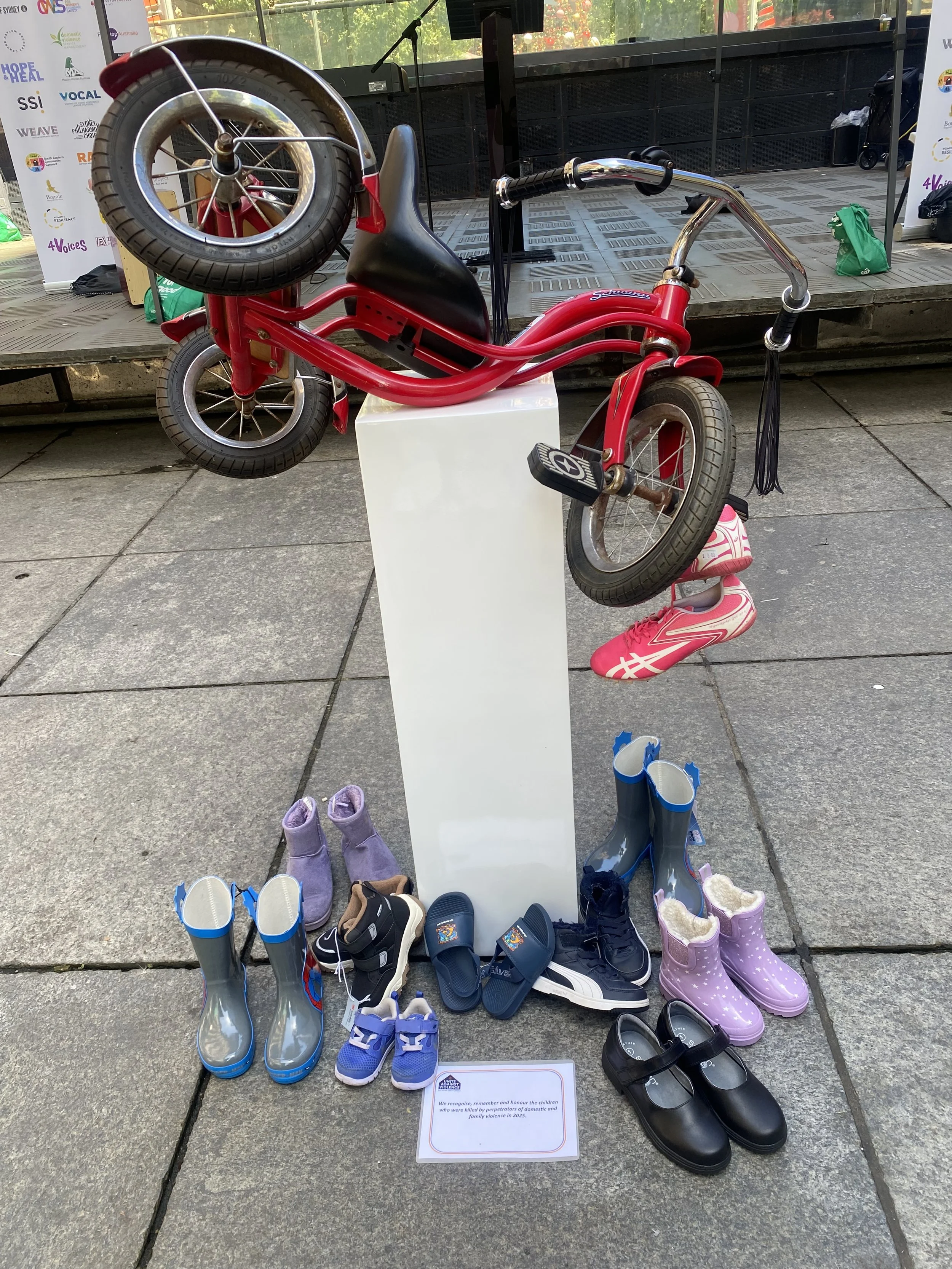 "In Her Shoes" vigil Martin palce