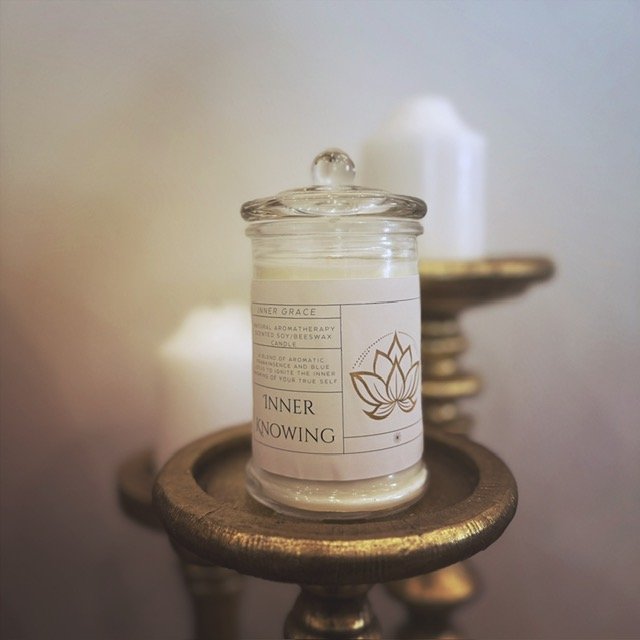 Three Lotus Candle