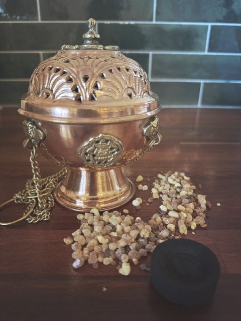 Copper Incense Holder