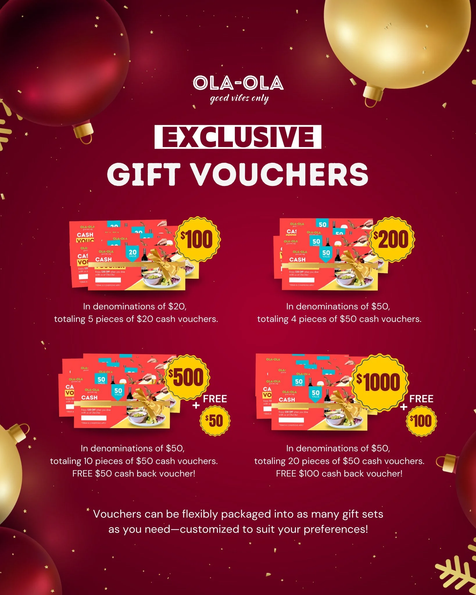 If you don&rsquo;t know what to gift this year&hellip;
THIS IS YOUR SIGN. 🎁🔥

Ola-Ola festive gift vouchers = instant happiness 😍
More value, more vibes, more freebies. Let&rsquo;s goooo 🎄✨
.
.
.
#GiftsThatSlap #OlaOlaVibes #Festive2025 #GiftVouc