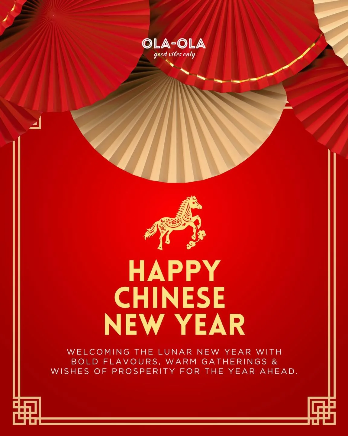 The celebrations are in full swing and we hope your days are overflowing with good food, loud laughter, and endless huat energy! 🍊✨

While the team at Ola Ola is still soaking in the festive season, we&rsquo;re already counting down to welcome every