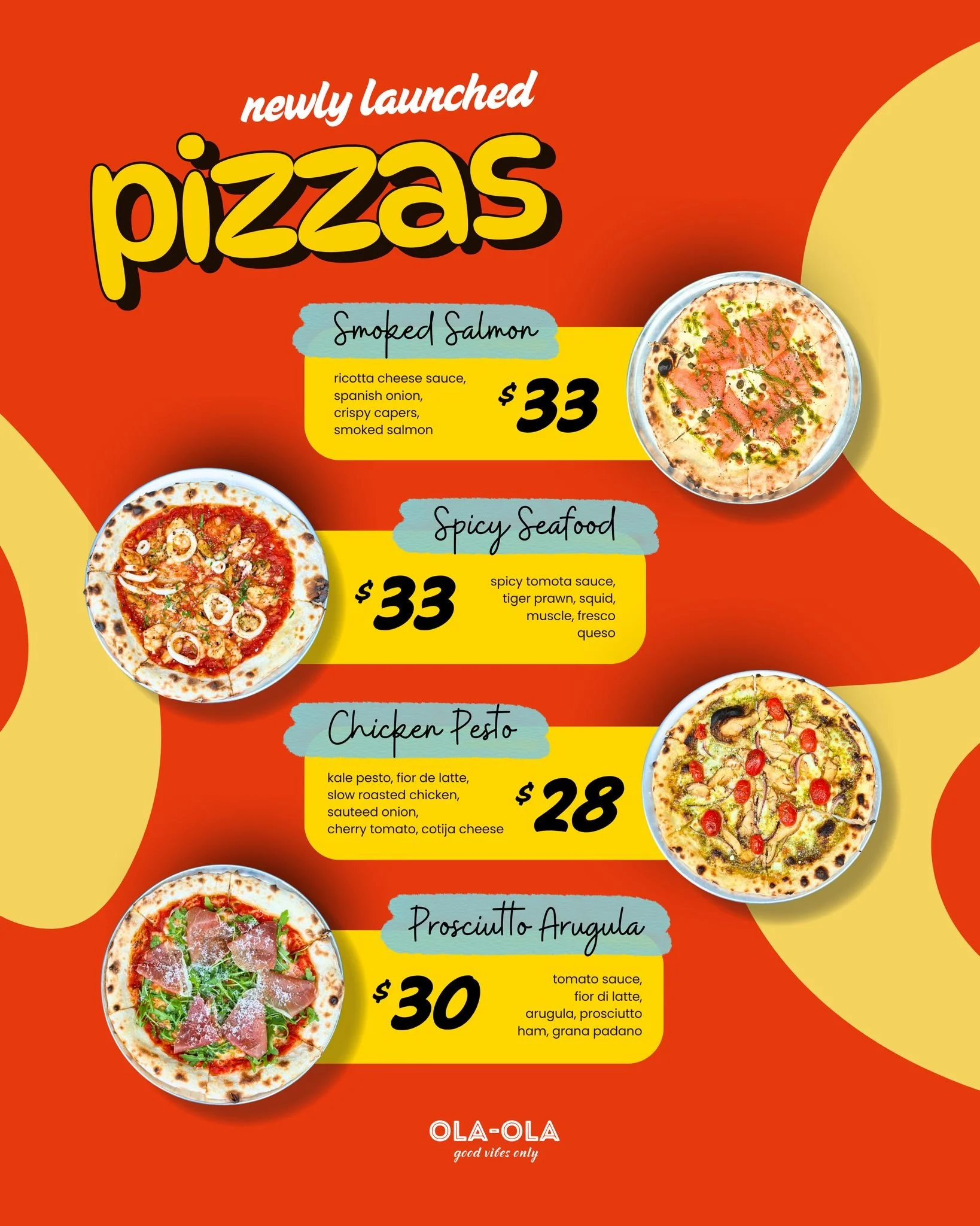 We&rsquo;re back&hellip; and we brought pizza.🍕

After a little hiatus, we&rsquo;re firing things up again with newly launched pizzas that hit different &mdash; smoky, spicy, herby, and oh-so-satisfying.

From indulgent Smoked Salmon to bold Spicy S
