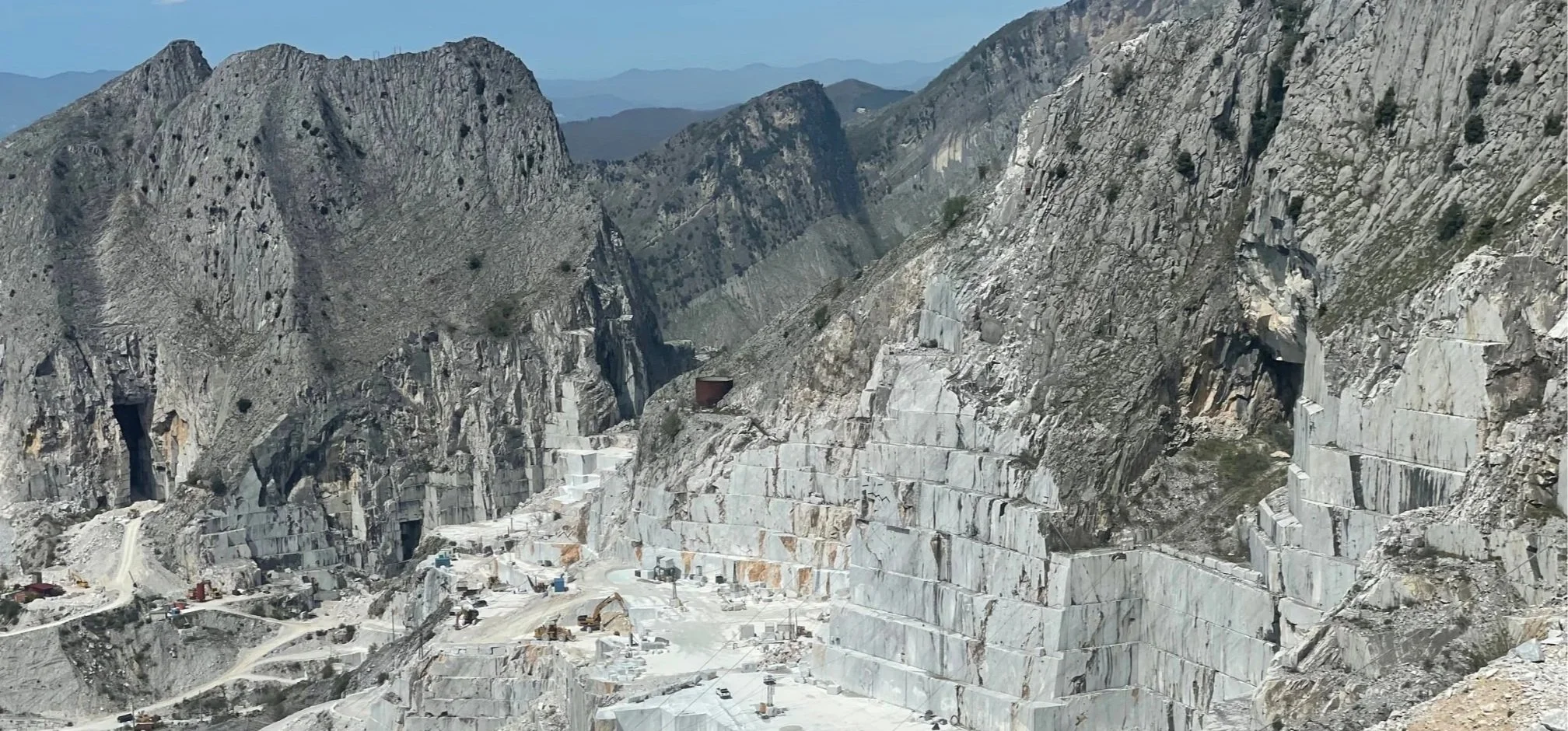 Photo of marble quarry