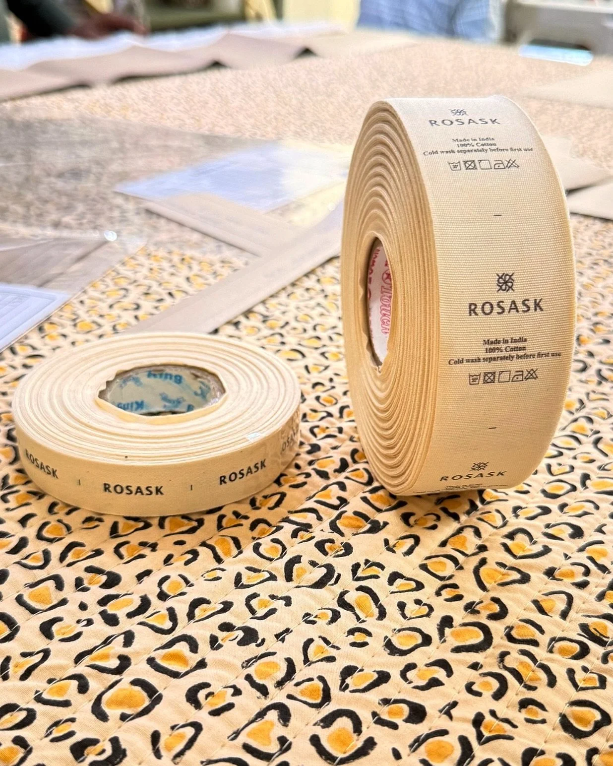 ✨ Seeing Rosask printed on these labels&hellip; what an emotional moment! 🥹
A childhood dream slowly turning into reality &mdash; creating, imagining, and bringing meaningful pieces to life.

I truly hope you&rsquo;ll love this collection as much as