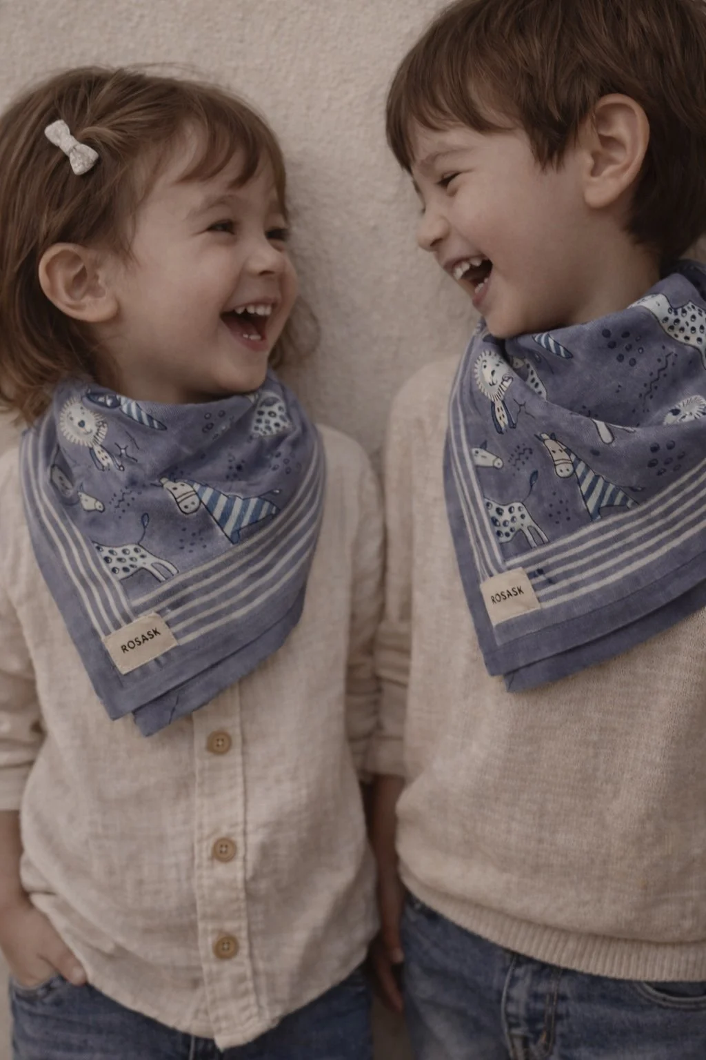 Foulard Little Safari Bleu