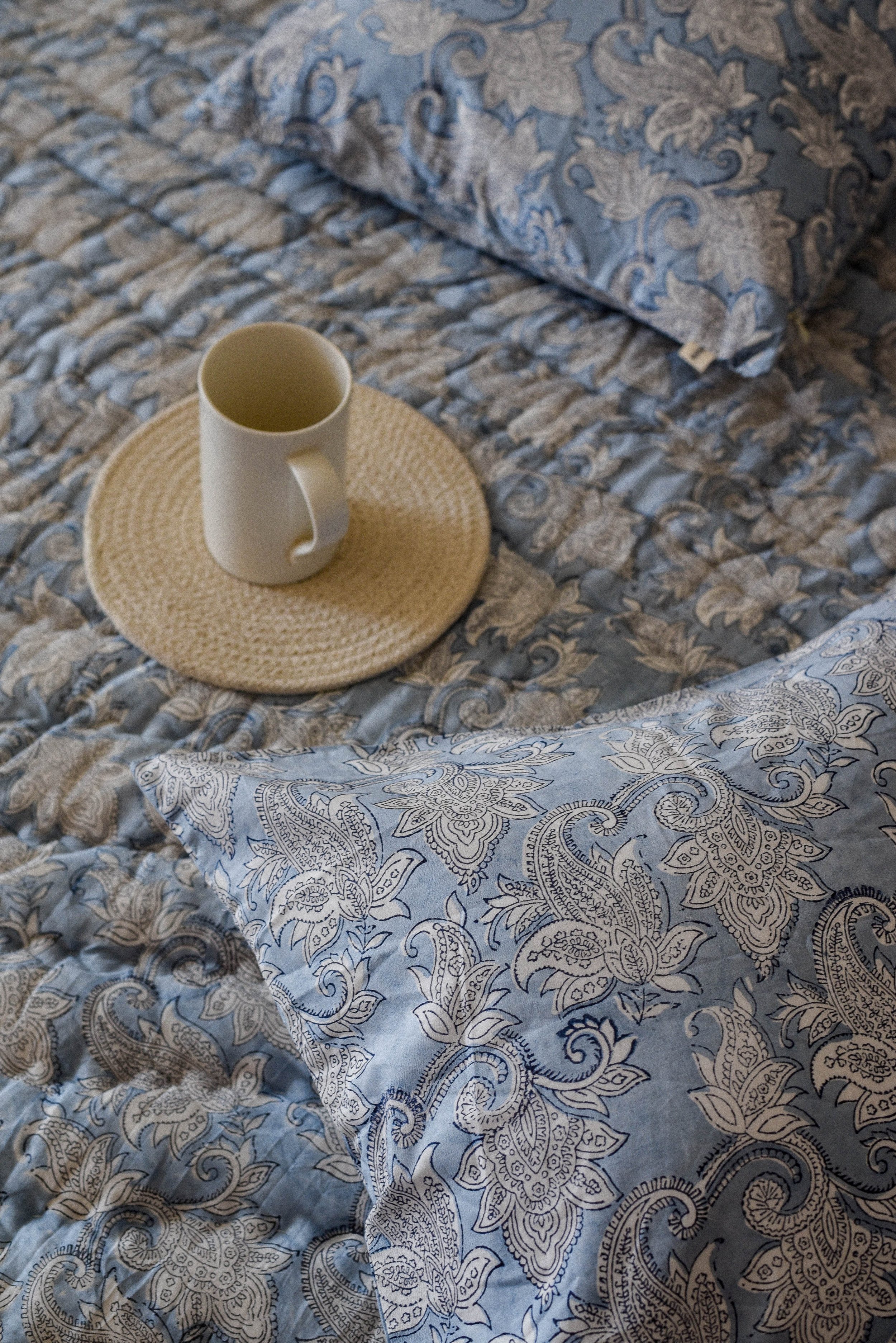 Raamae_Hand Block Printed_Honey Blue Cushion Cover_02.jpeg