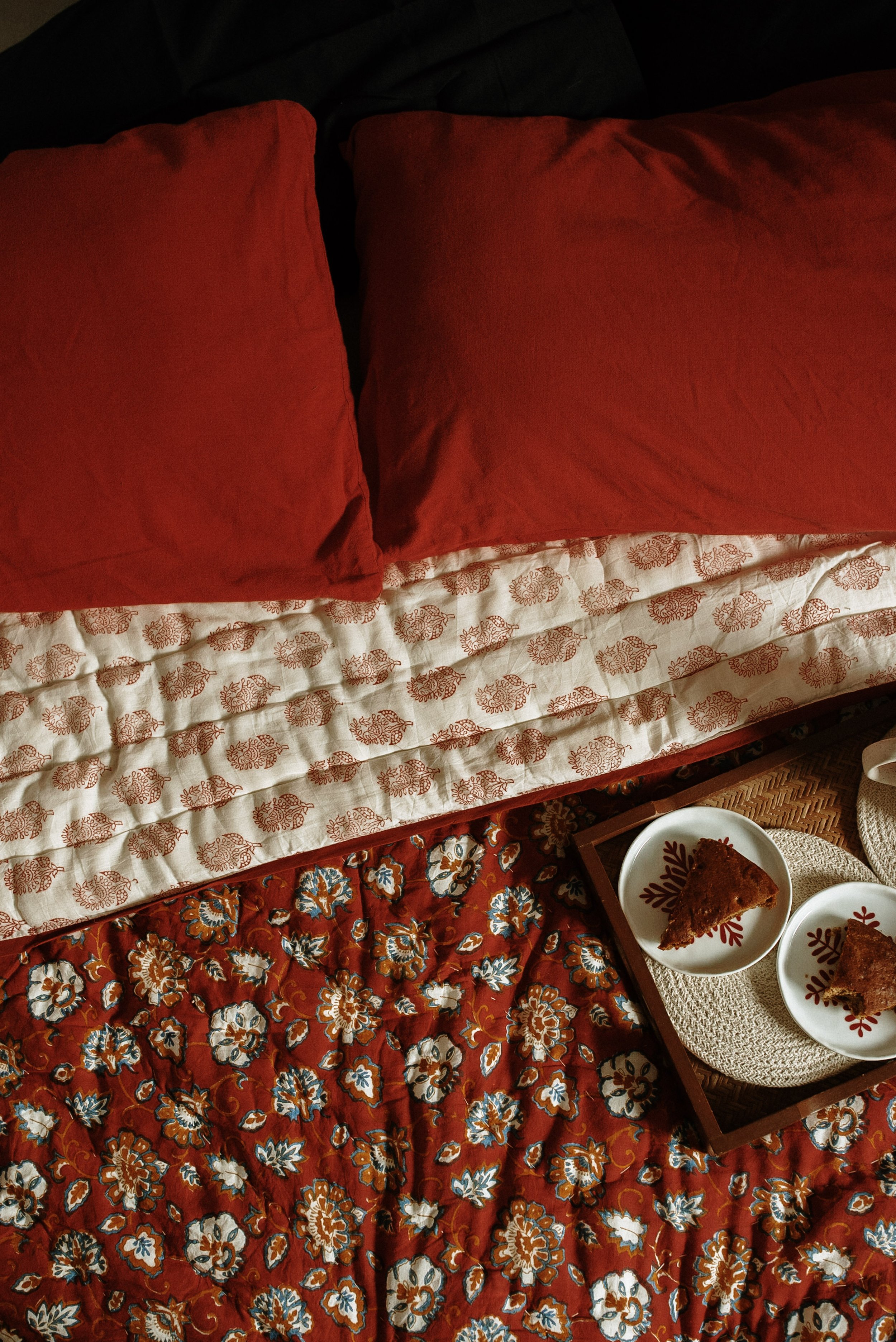Raamae - Dahlia Hand Block Printed Quilt - 01.jpeg