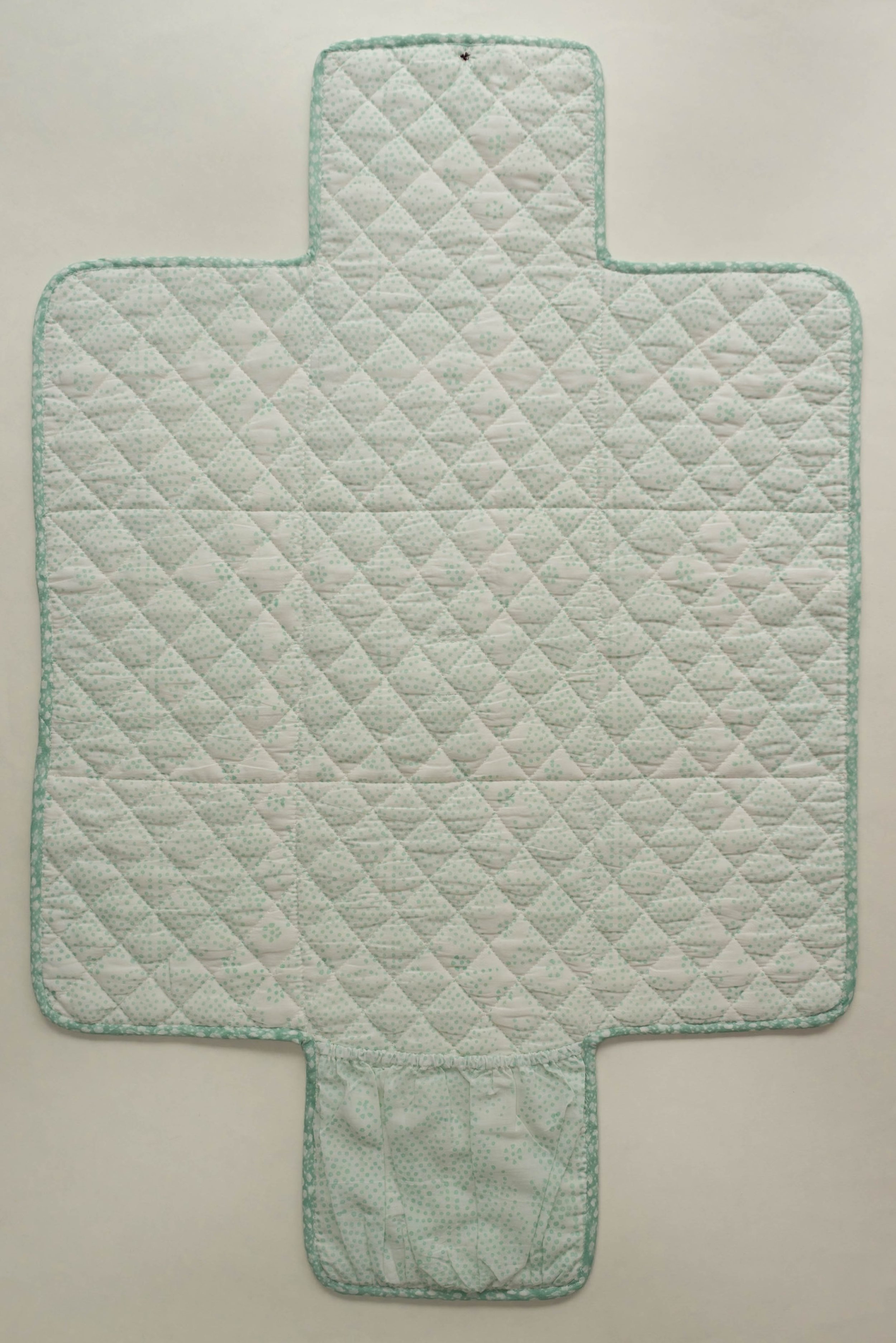 Raamae Block Printed Travel Changing Mat_Powder Blue_Moana_4.jpeg