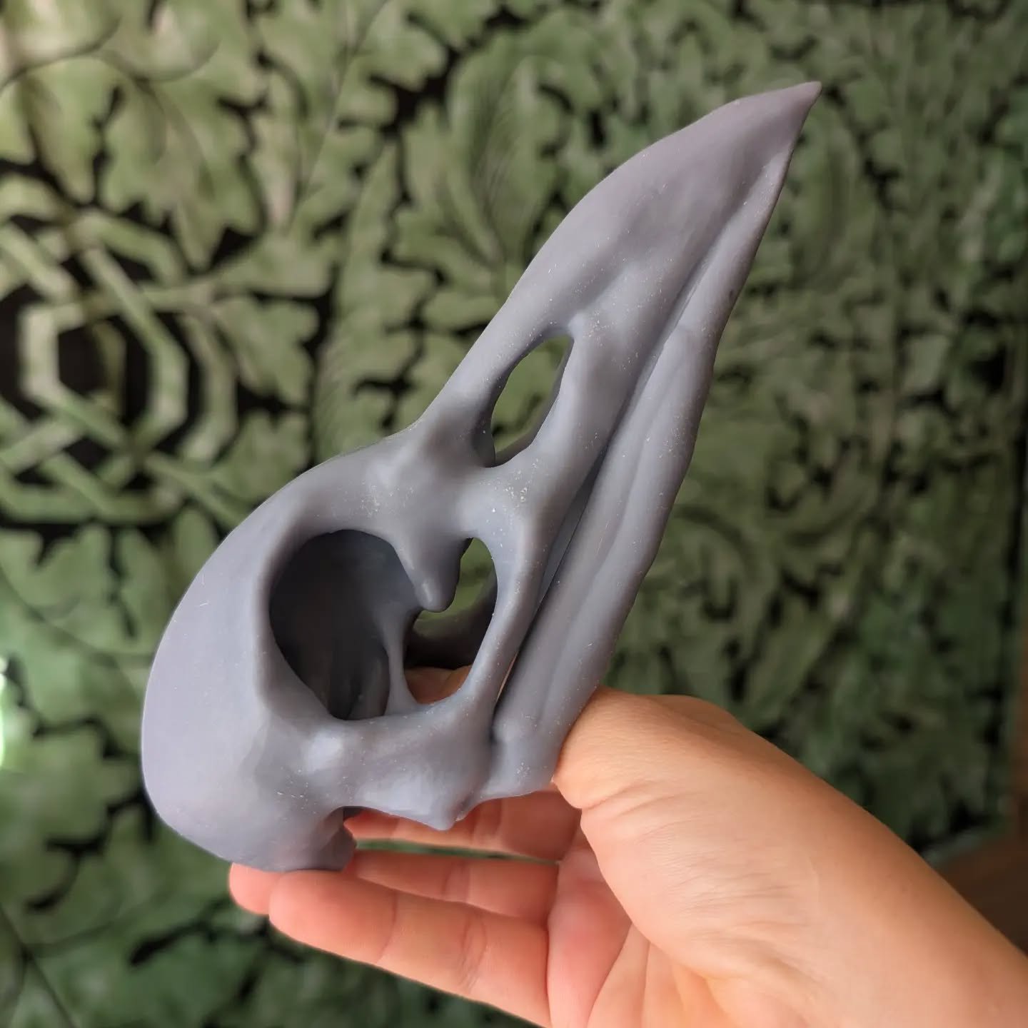 Ooooh it's a big 'un 😳💀 

#3dprintingart #corvid #skull #amazingrarethings