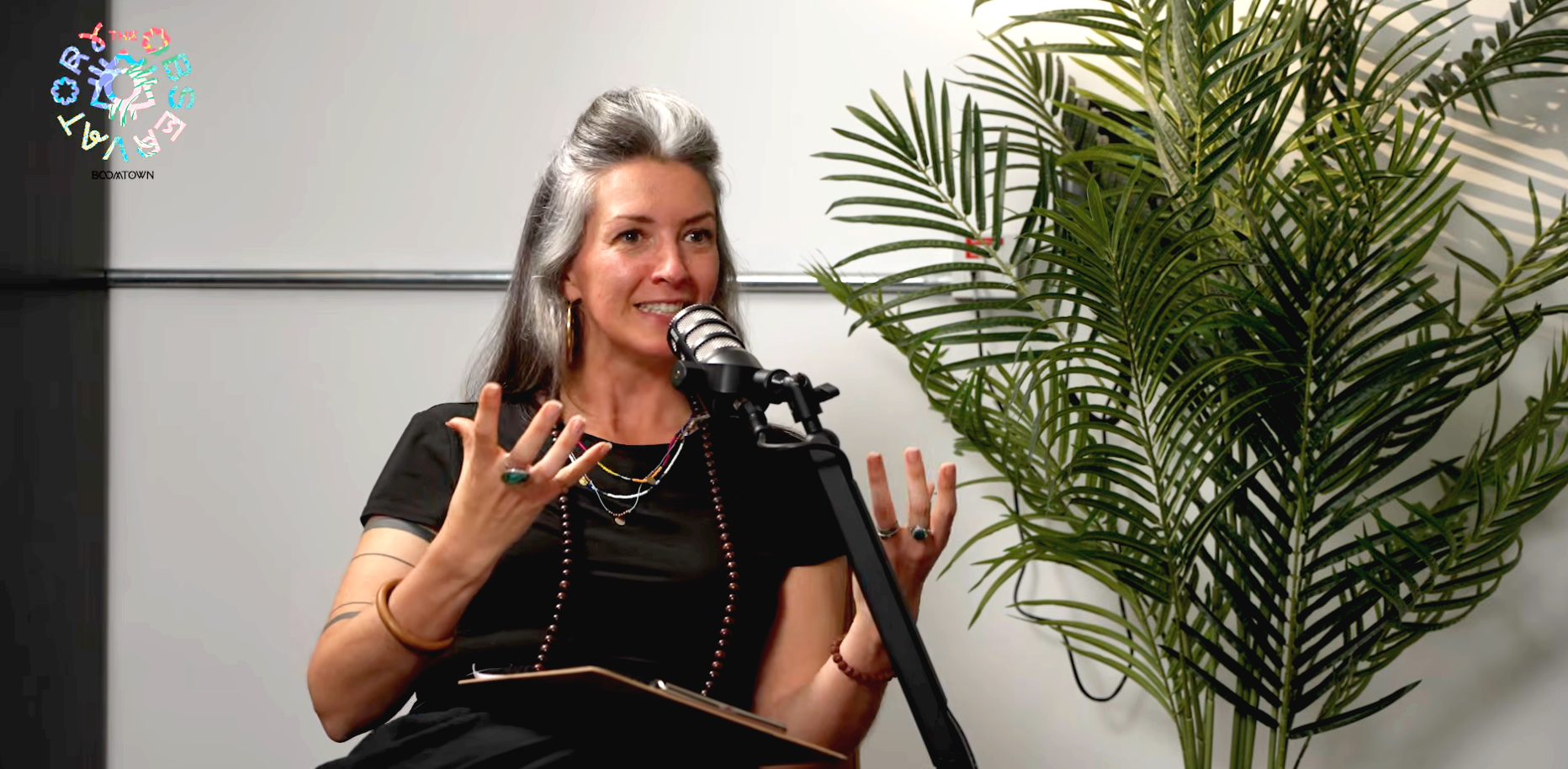YouTube shot of Dr Martha Newson during Observatory podcast