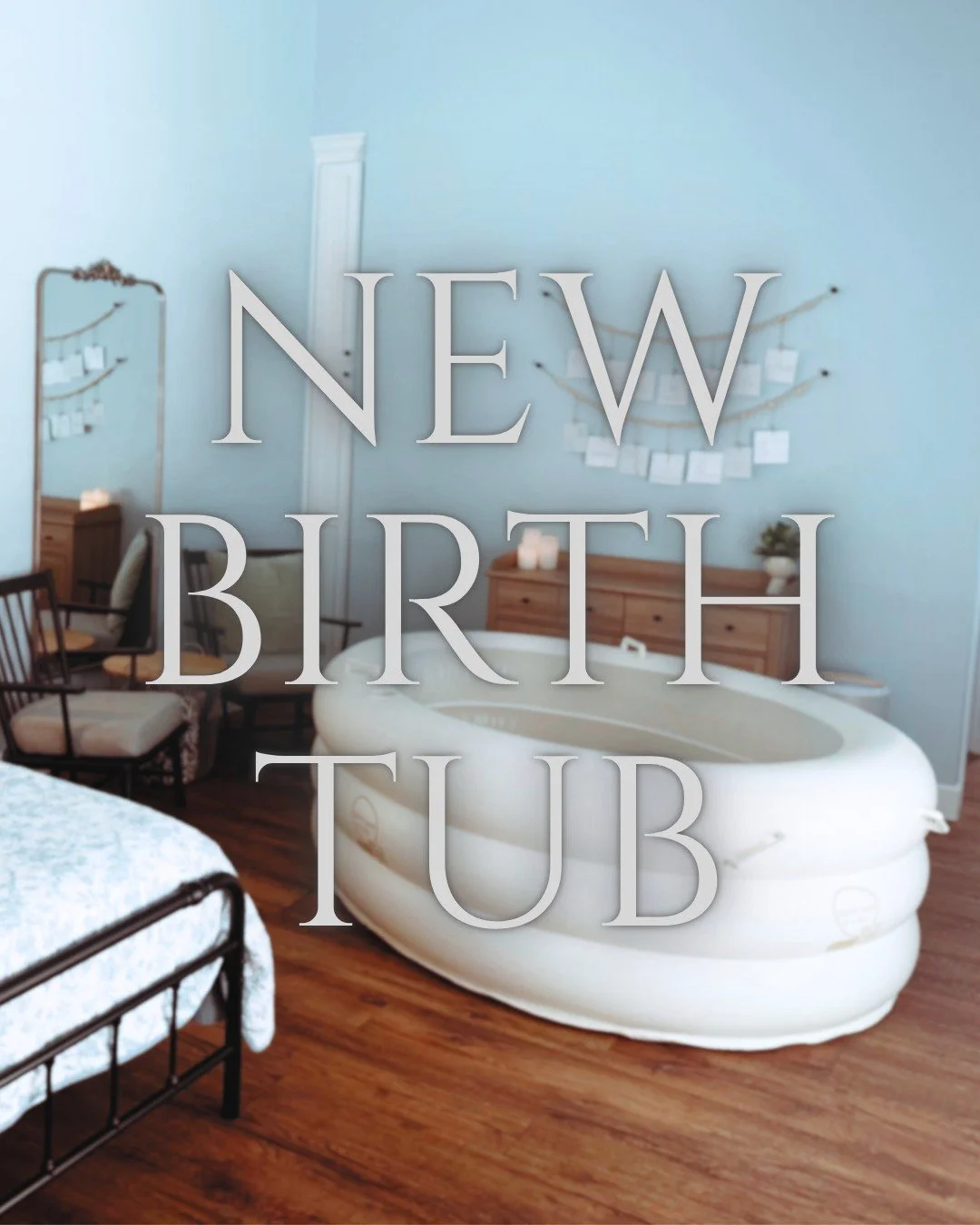 ✨ The Blue Room just got a little glow-up ✨

Our new inflatable tub is dreamy, spacious, and ready when you are. It&rsquo;s here to bring comfort, calm, and a gentle space for families who want the option of water during labor or birth.

Water can be