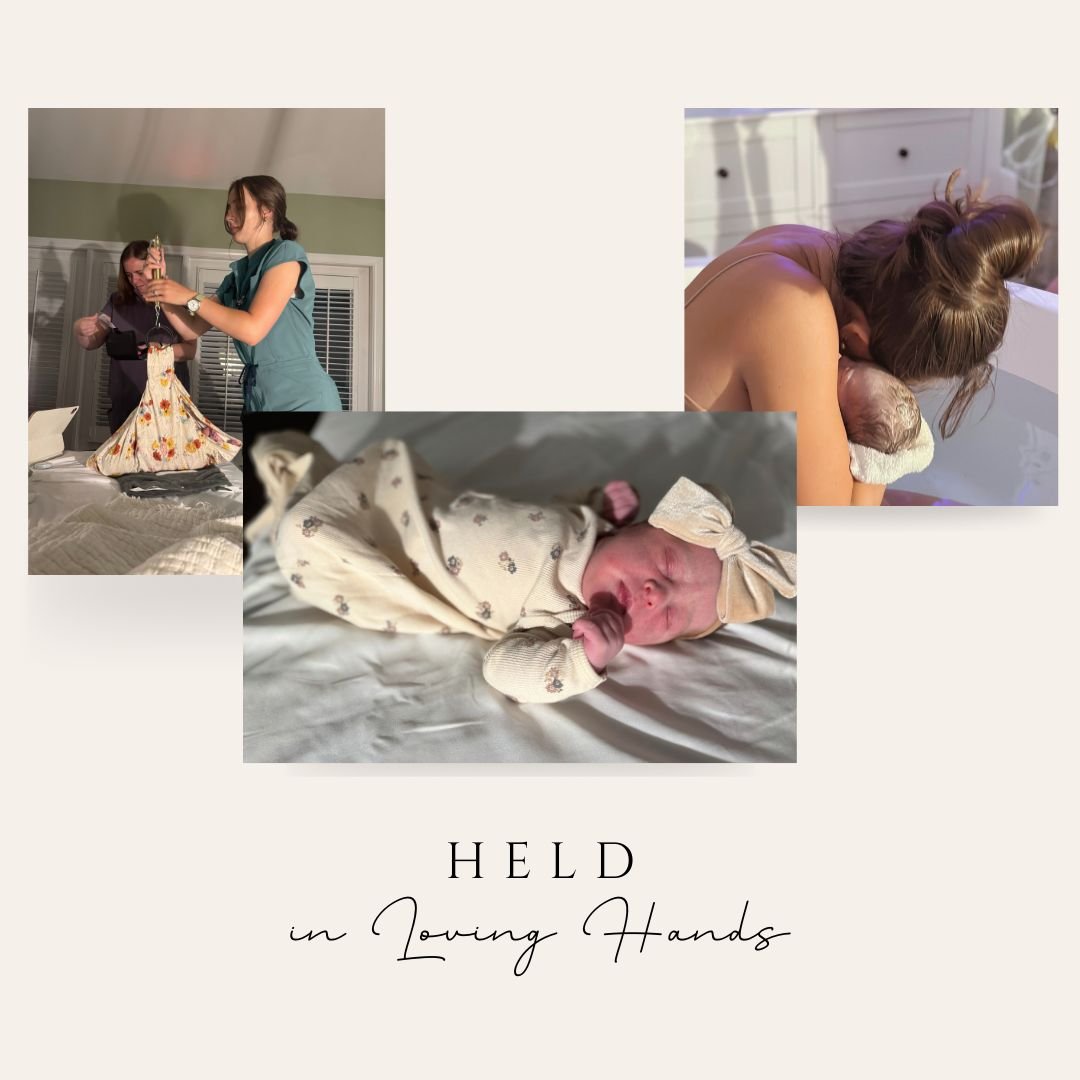 Held in Loving Hands 🤍

Meet Esme
Born July 30, 2025
7 lbs 5 oz &bull; 21 inches

Sometimes birth stories carry threads that begin long before labor ever starts.

Esme&rsquo;s journey into the world began late in the evening when her mama&rsquo;s wa