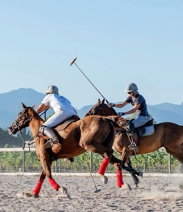 As the late-summer sun softens, polo and aperitivo unfold side by side from 6pm on Sundays.

The sound of hooves carries across the fields, glasses of Amarg&eacute;ro glow in the September light, and conversation drifts on long after the final chukke