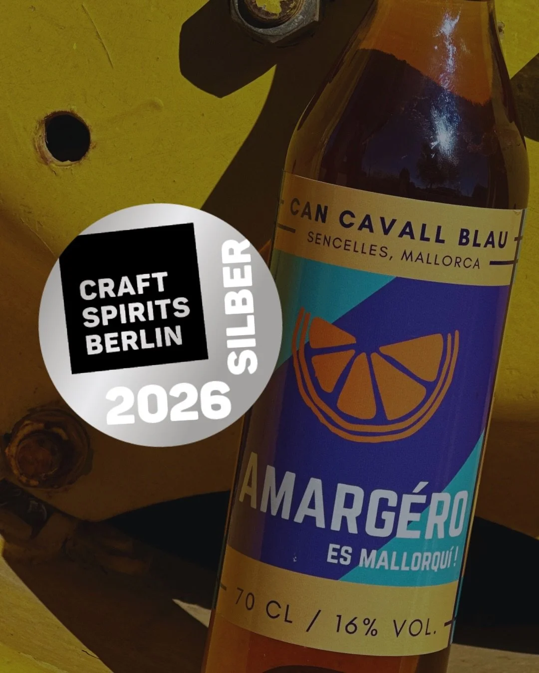 We won a silver medal at Craft Spirits Berlin 2026 🥈🍊

Amarg&eacute;ro, bitter oranges from our farm in the heart of Mallorca, now recognised among the best craft spirits in Europe. We&rsquo;re proud. Very proud. Thank you @craftspiritsberlin 🙌🏼