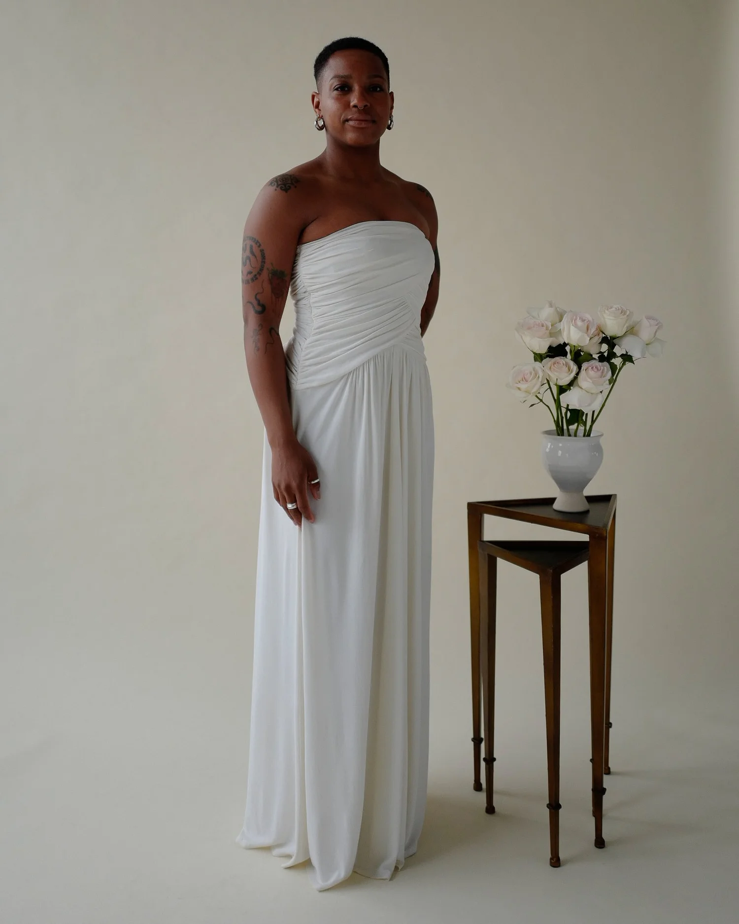 1990s Frank Usher Gown  Party Vintage Salon