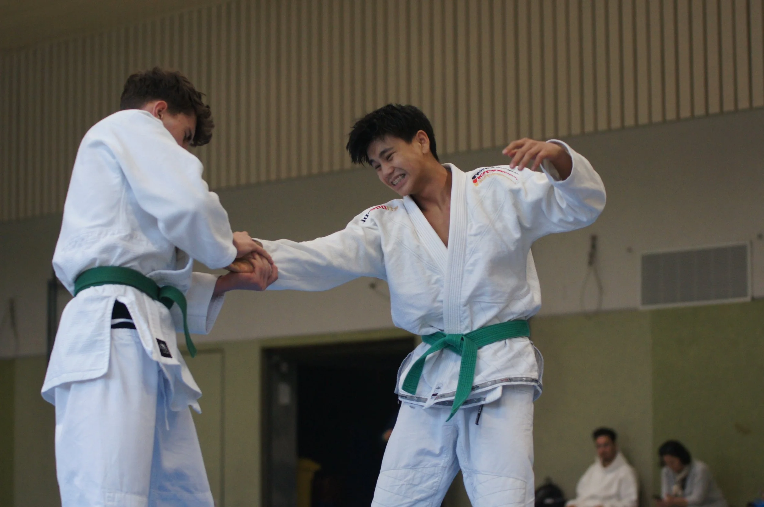 Mario Stefan mit einem Fingerhebel