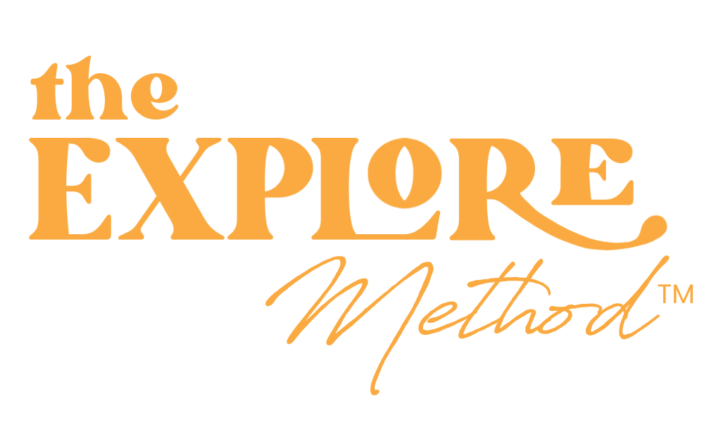 The Explore Method logo with the words 'the EXPLORE Method' in orange text on a black background.