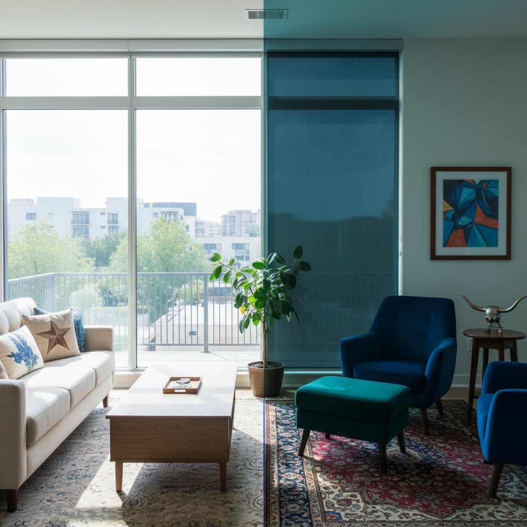 See the difference window tint makes for your home! ☀️🏡 Keep your space cool, protect your furniture, and enjoy comfort all year in Houston. Ready for a free quote? DM us or call 281-701-2172!
#TexasHeatTint #Houston #WindowTint #HomeComfort #UVProt