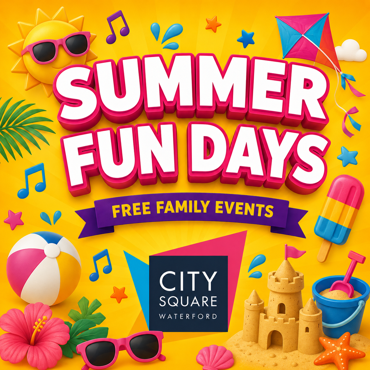 Summer Fun Days at City Square!                    Every Sunday in July and August 2-4pm.