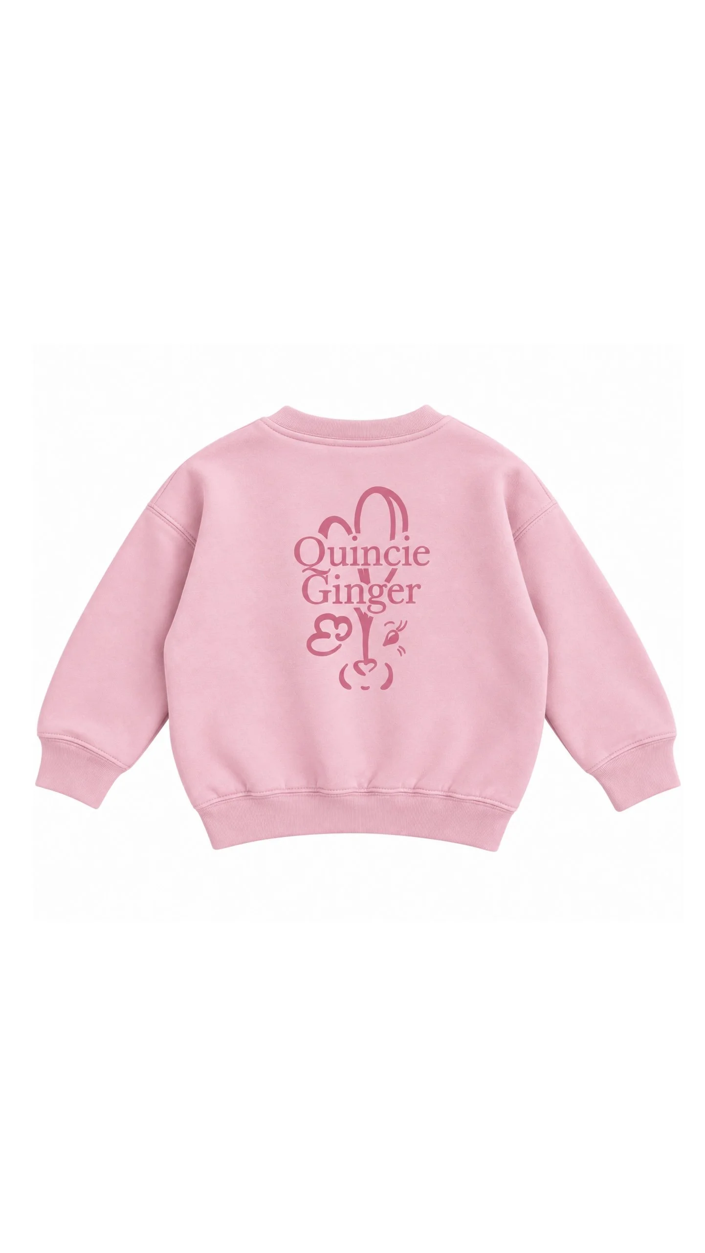 Rose Pink Bunny Sweatshirt