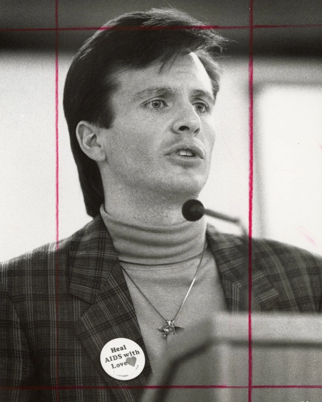 Ron Jerrell, from western KY, was a prominent AIDS activist both locally and nationally. In 1989, he became the first executive director of Kentuckiana People with AIDS Coalition (KIPWAC), the first organization for people with AIDS from Kentucky and