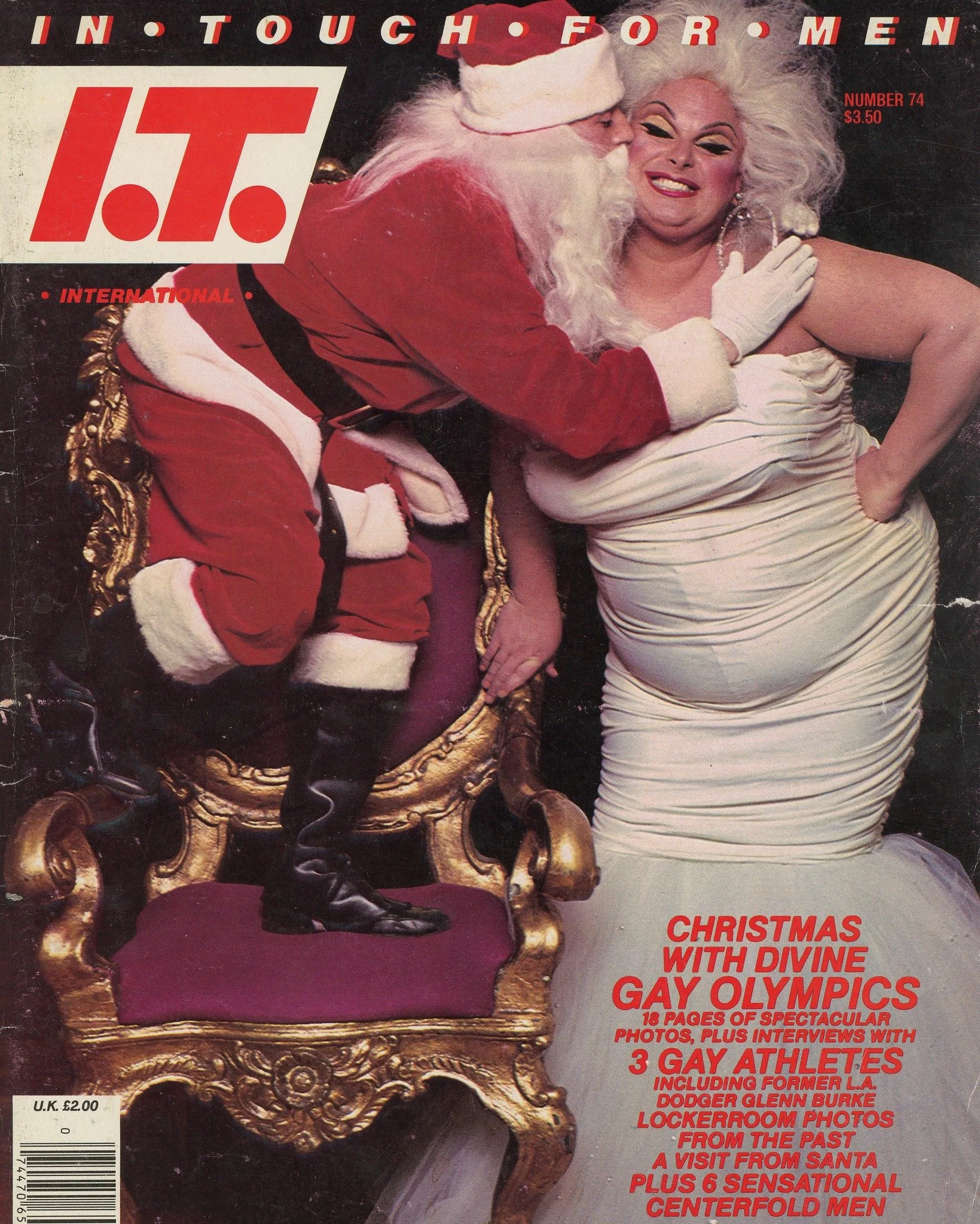 Christmas with #Divine and a visit from Santa? Sign us up!! 🎅🏻🎄 #LGBTQHistory

📸 "In Touch For Men" magazine, No. 74, December 1982. Collection of Mark Smith.