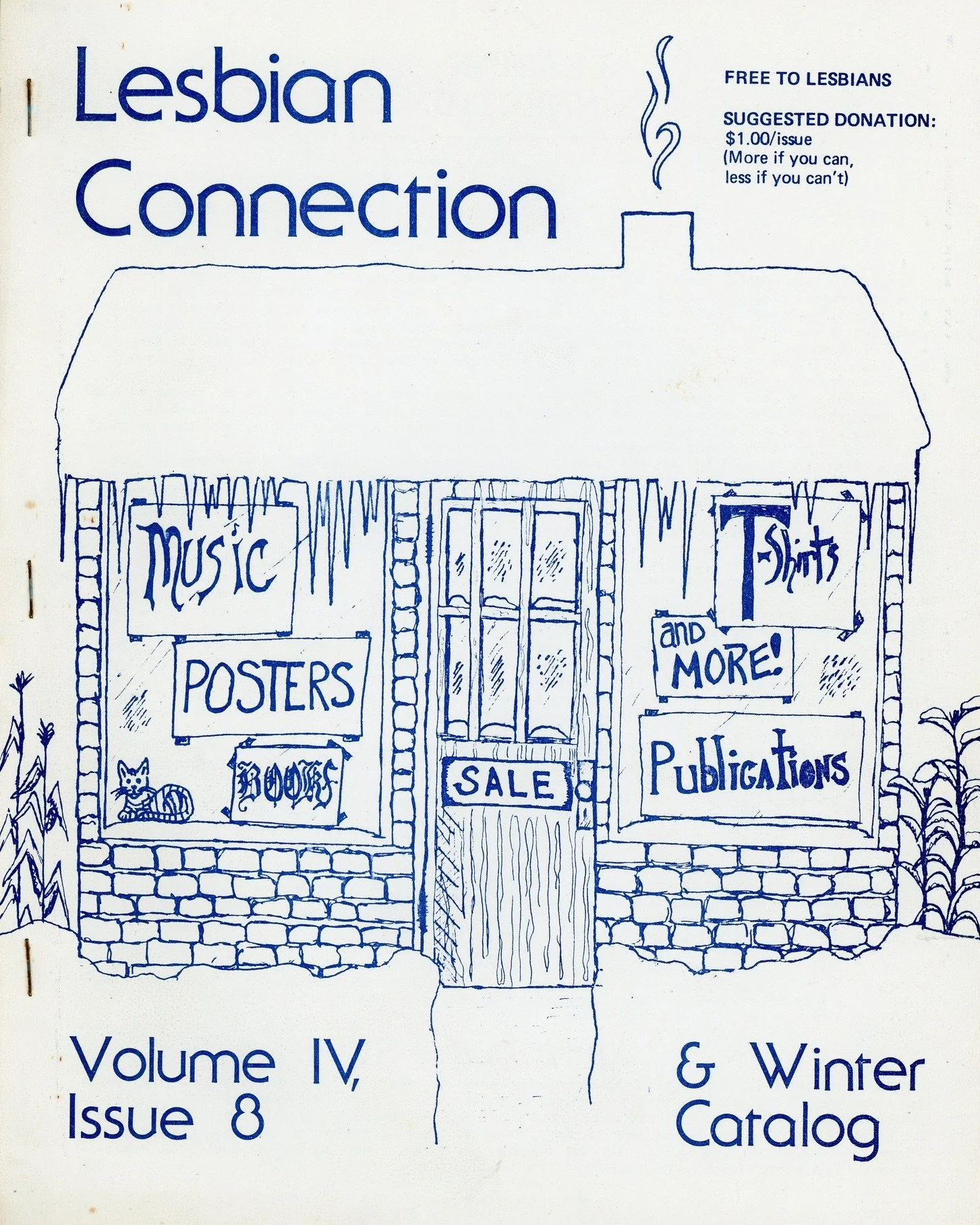 Escape the cold with "Lesbian Connection!" 🥶❄️⛄️

While not a Kentucky-based newsletter, "Lesbian Connection" showcases the wide reach that lesbian newsletters has across the country. Beginning in 1974, this newsletter is still b