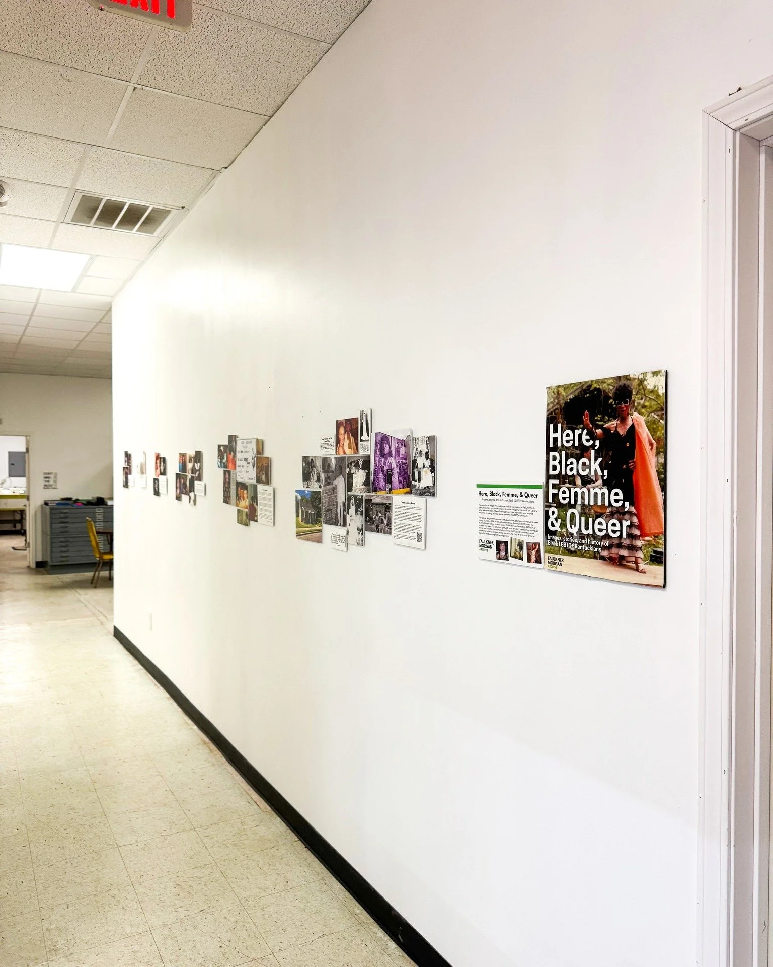 Happy Black History Month! 🎉

As a reminder that Black history is a huge part of Kentucky's LGBTQ history, our traveling exhibition "Here, Black, Femme, &amp; Queer" is now on display at ArtFarm through February 24! ✨

This exhibition of i