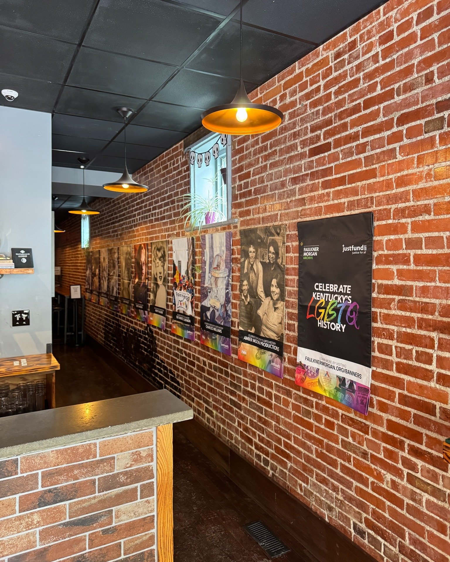 Remember the LGBTQ History Street Banners that were hung along Vine Street in Lexington last June? Well they are currently on display at Lussi Brown Coffee Bar through Saturday, Feb. 28! Make sure to stop by, grab a drink, and get a glimpse at some o
