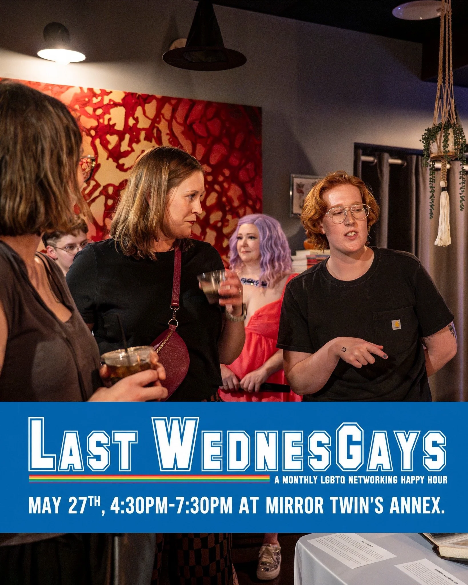 See you all on Wednesday night for "Last WednesGays!" The Faulkner Morgan Archive will be tabling, so make sure to stop by and learn about Kentucky's LGBTQ History! 🏳️&zwj;🌈🏳️&zwj;⚧️ 

📆 Wednesday, May 27
⏰ 4:30 - 7:30 PM
📍Mirror Twin 