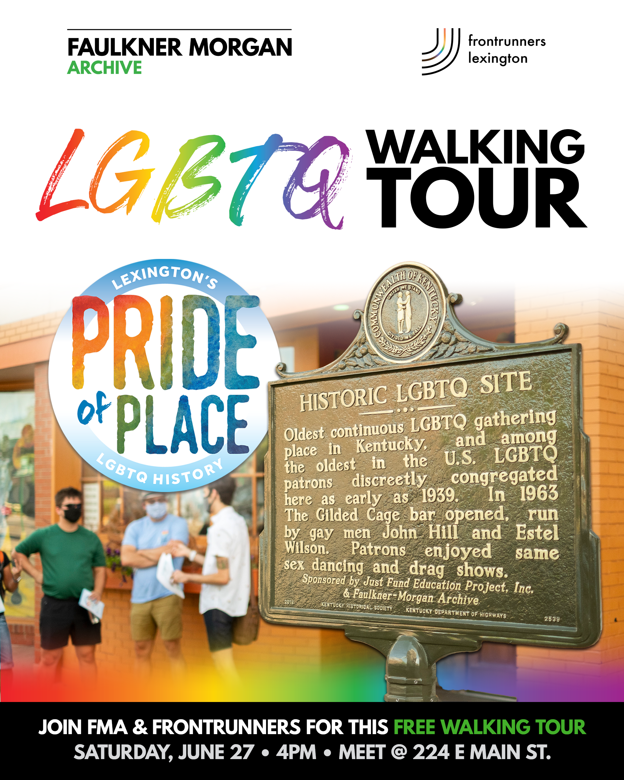 Guided LGBTQ Walking Tour W/ FMA &amp; Frontrunners