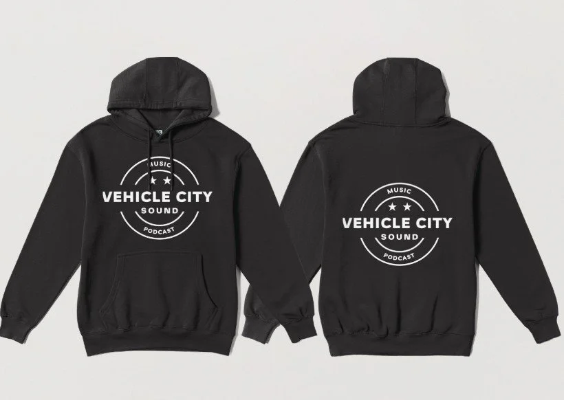 NEW STYLE!! Unisex printed black hooded sweatshirt