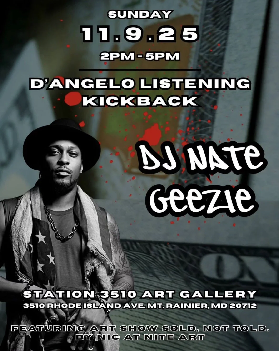Nic At Nite Art Presents: D'Angelo Listening Kickback