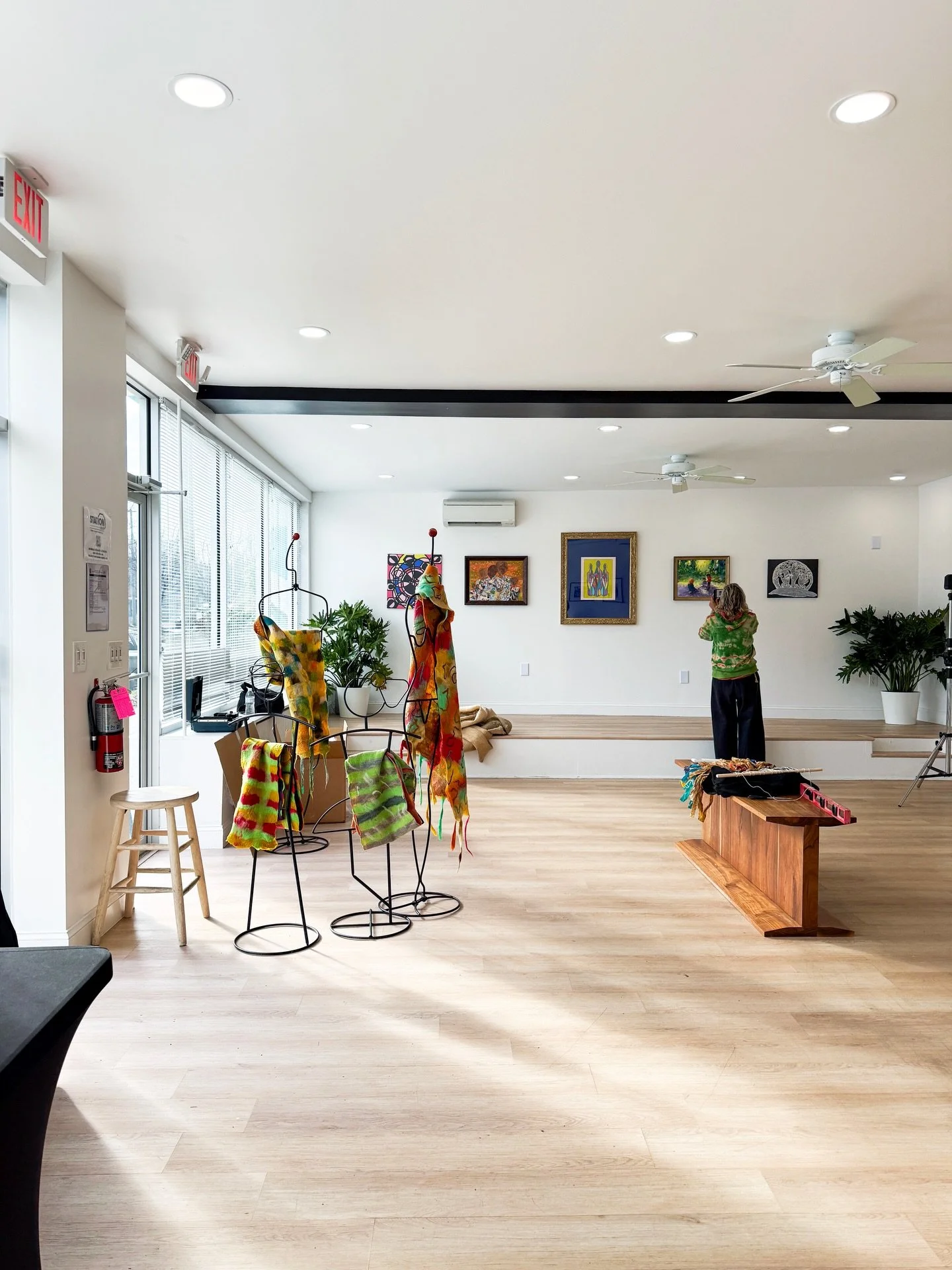 Today was the install date for &ldquo;Togetherness&rdquo;. This amazing exhibit is curated by fiberartwithfelicia, and welcomes the voices and visions of other creators who explore the themes of resilience, unity, and belonging. Their works converge 